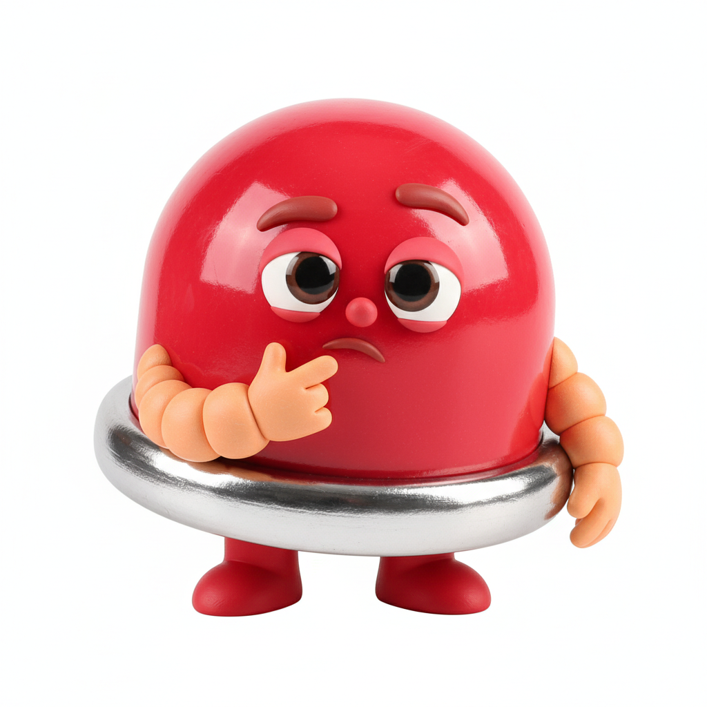 Stumble mascot - thinking